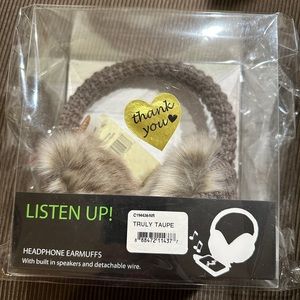 New Tan Headphones Earmuffs